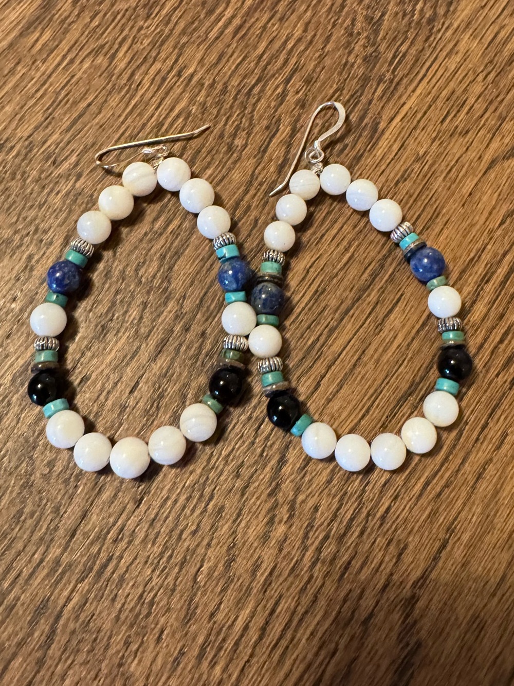 Tommy and Rosita Singer Navajo Beaded Earrings